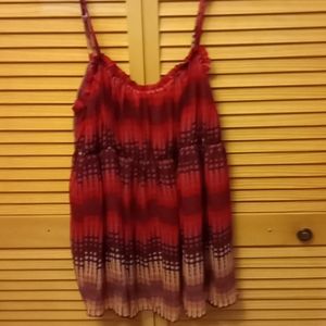 empire waist flowy tank top shell